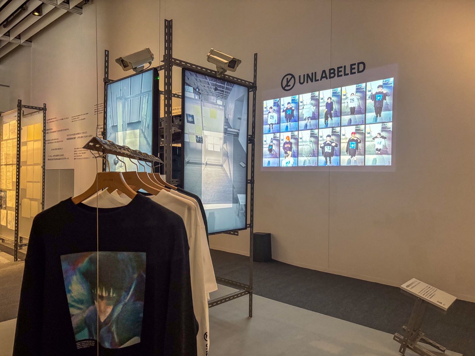 UNLABELED installation view